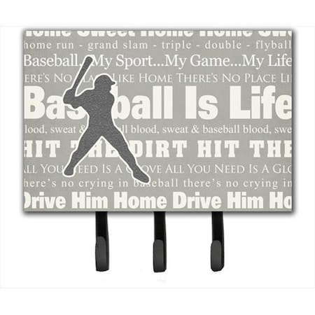 Carolines Treasures Carolines Treasures SB3078TH68 Baseball Is Life Leash Or Key Holder SB3078TH68